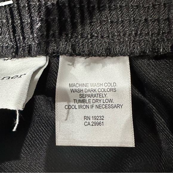 Alfred Dunner NEW pull on stretch waist pants BLACK pockets elastic waist sz 10 - Picture 3 of 9